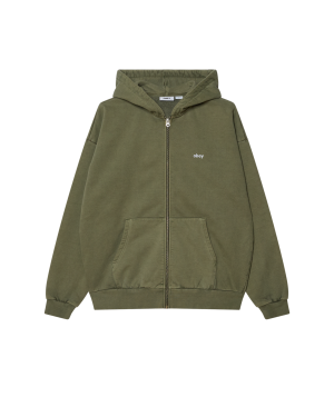 LOWERCASE PIGMENT ZIP HOOD