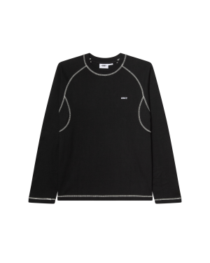 AARON CONTRAST STITCH LS SHIRT