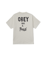 OBEY HAS A POSSE PIGMENT T-SHIRT
