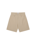 PLAID BAGGY DENIM SHORT