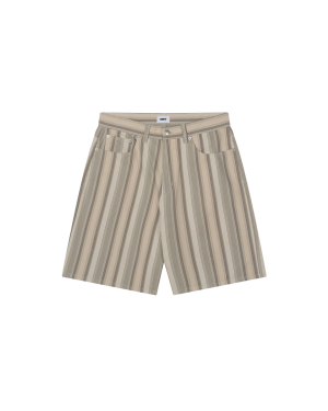 BAJA STRIPE BAGGY DENIM SHORT