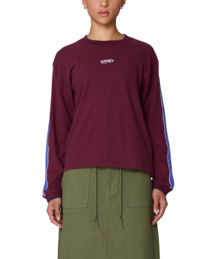 RALLY SLEEVE STRIPE LS TOP