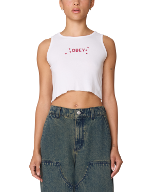 DIZZY STARS MORGAN RAW EDGE RIB TANK